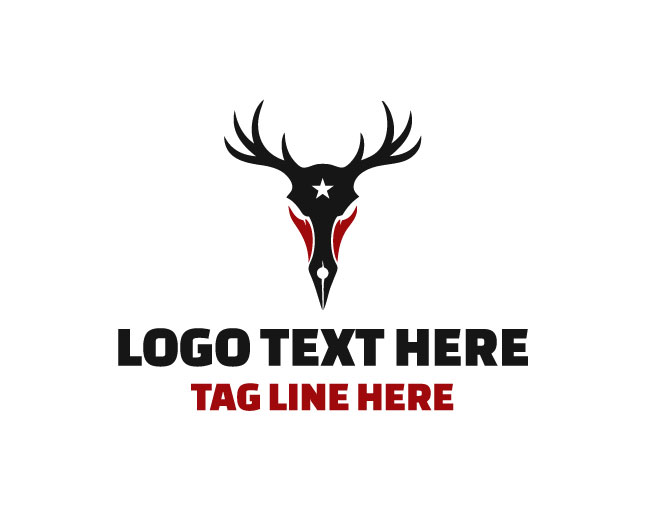 Refined Deer Pen Logo