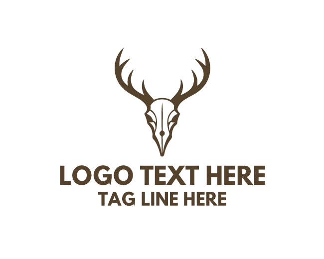 Literary Deer Pen Logo