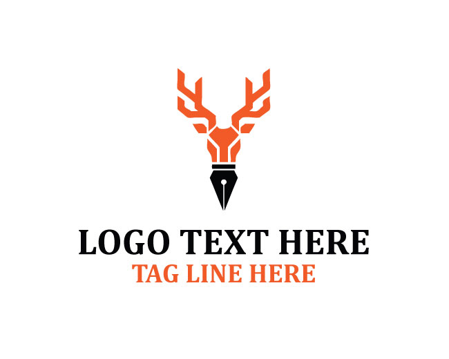  Unique Classic Deer Pen Logo