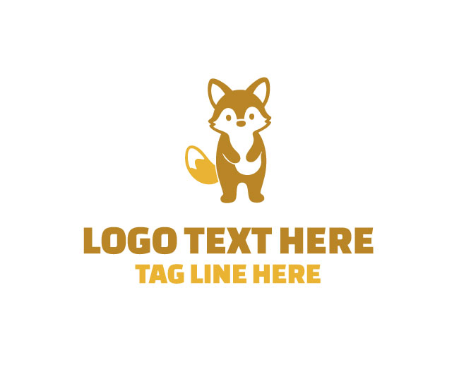 Modern Friendly Coyote Logo