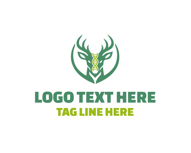 Biotech Deer DNA Logo