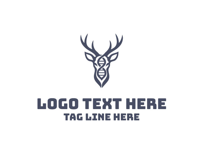 Creative Deer DNA Logo