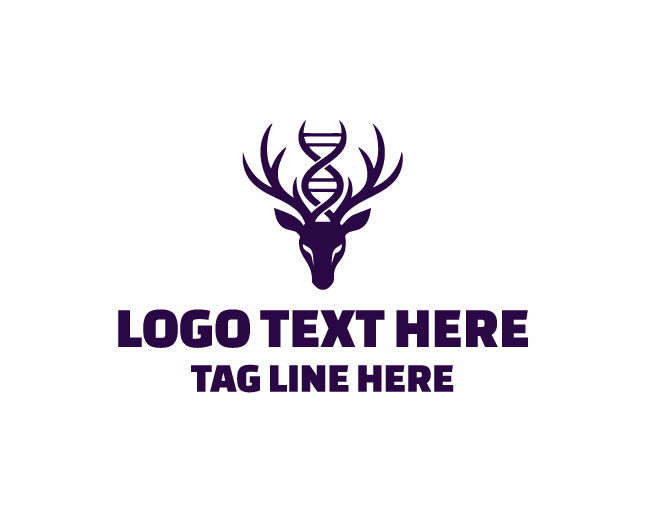 Professional Deer DNA Logo