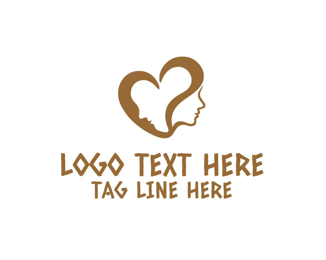 Beautiful Partnership Love Logo