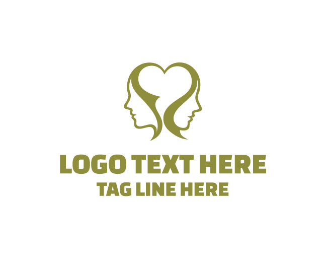 Modern Connected Minds Love Logo