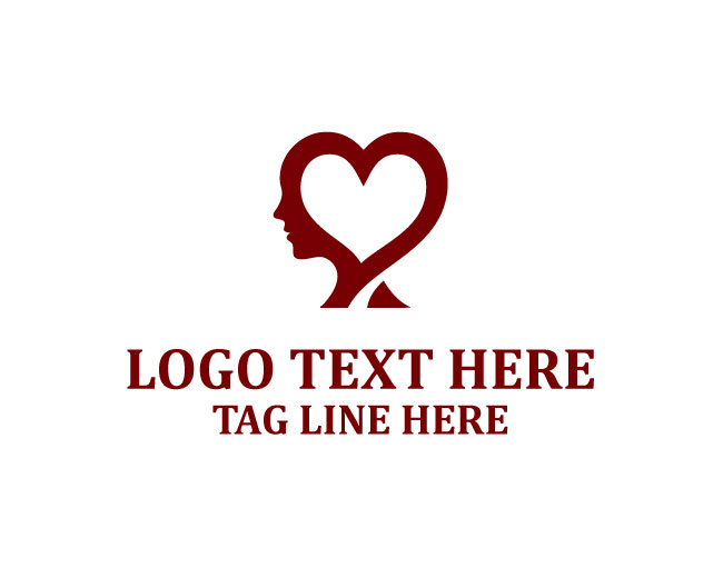 Modern Caring Hearts Logo
