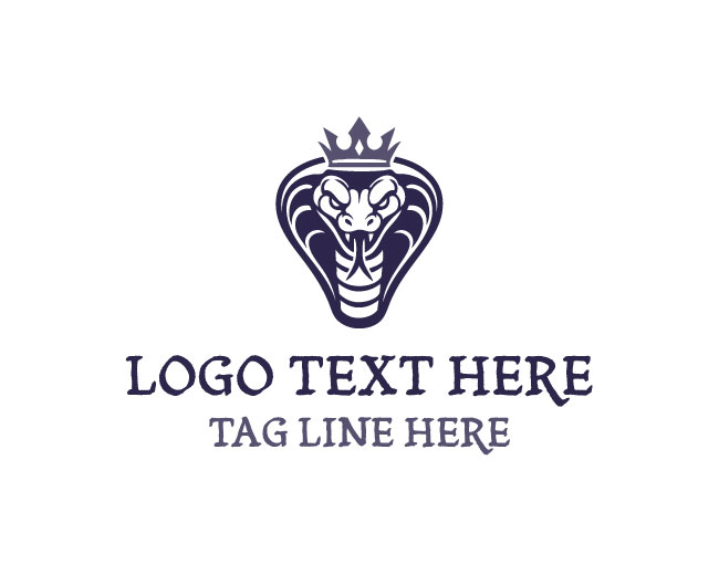Unique King Cobra Logo