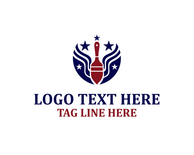 Classic American Brush Logo