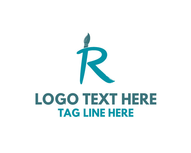 Modern Painter R Logo