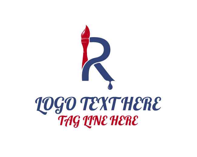  Beautiful R Brush Logo