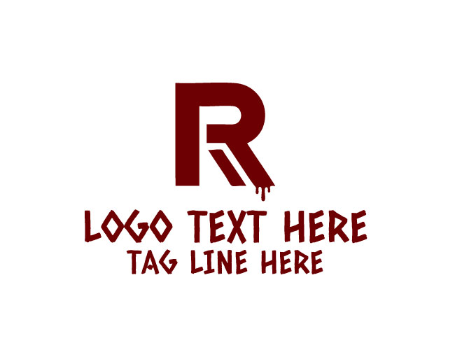  Beautiful R Paint Symbol Logo