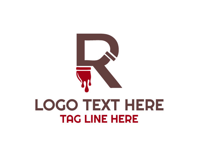 Beautiful R Paintcraft Logo