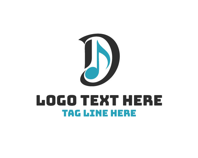 Recording Letter D Logo