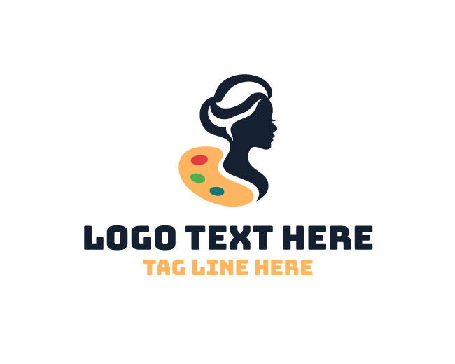 Art Studio Girl Palette Logo