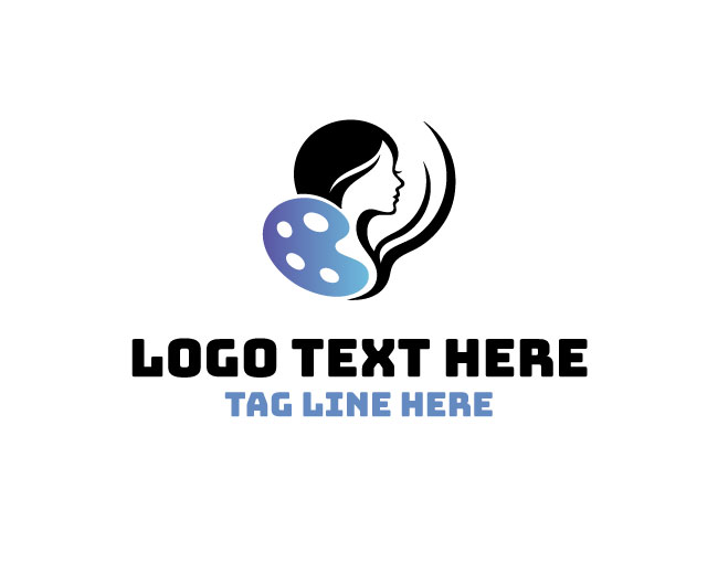  Clean Palette Lady Logo
