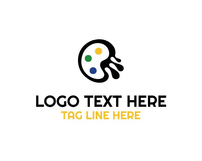 Creative Paint Palette Logo