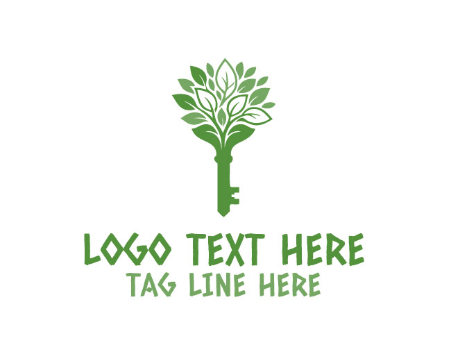  Leaf Key Tree Logo