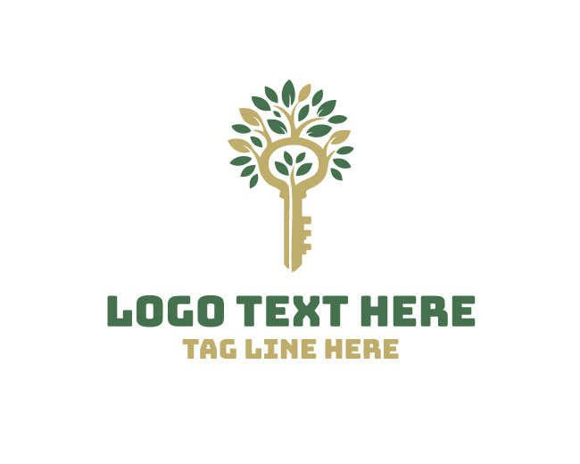Heritage Key Tree Logo