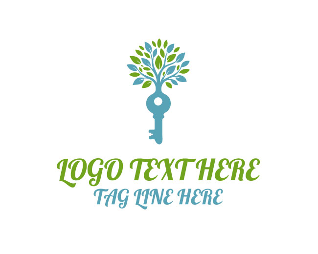 Unique Nature Key Logo