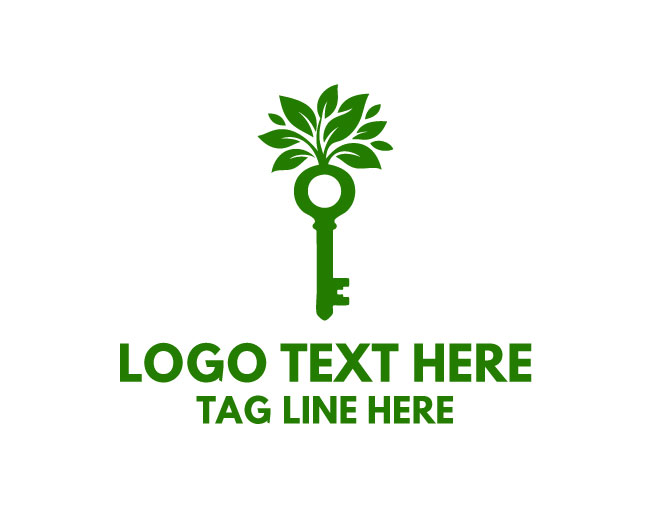 Unique Property Key Tree Logo