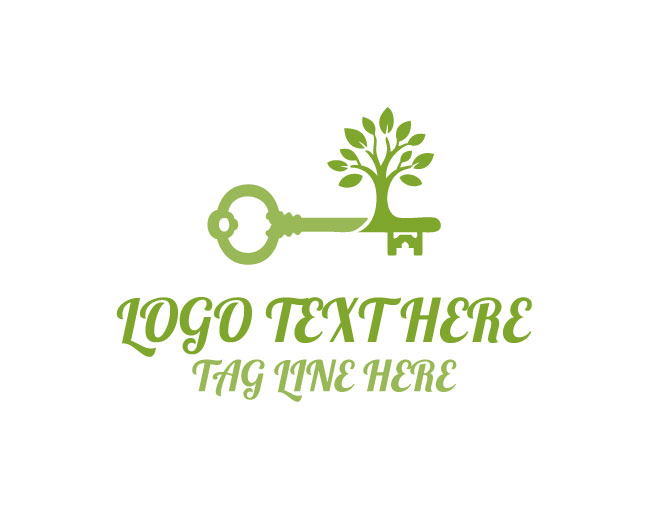 Unique Oak Key Logo