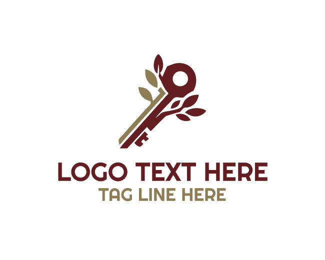  Stylish Forest Key Logo