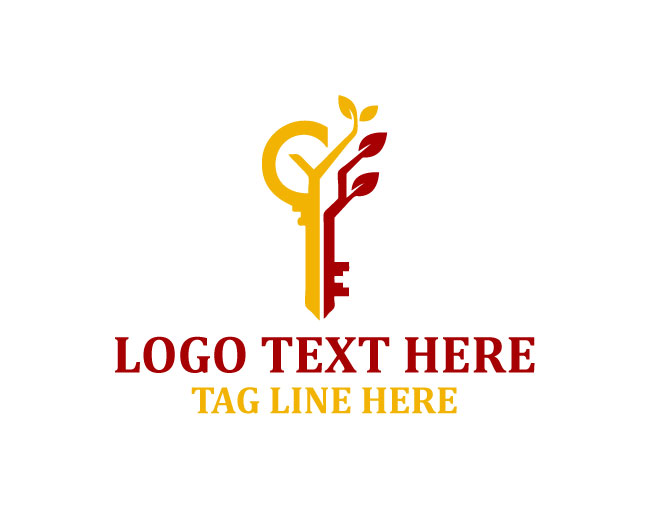  Stylish Key Branch Logo