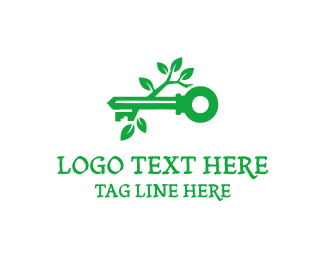 Stylish Key Grove Logo