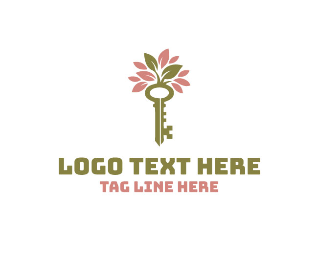  Stylish Tree Locksmith Logo