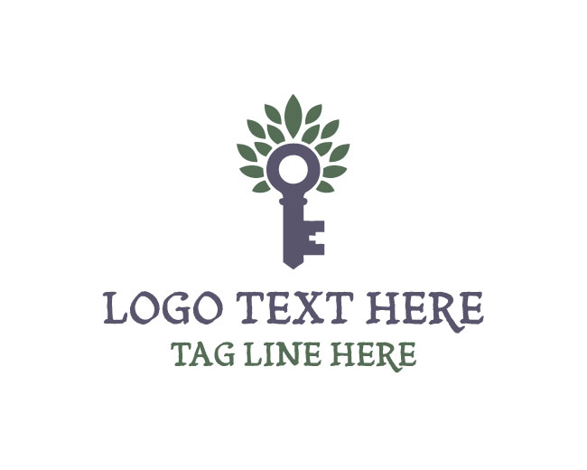 Stylish Key Eco Logo