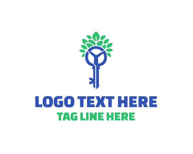  Stylish Key Harvest Tree Logo