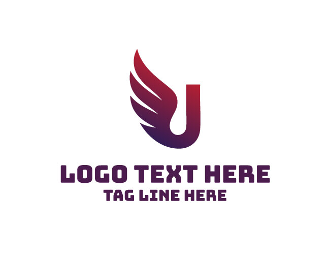 Creative Letter J Wings Logo