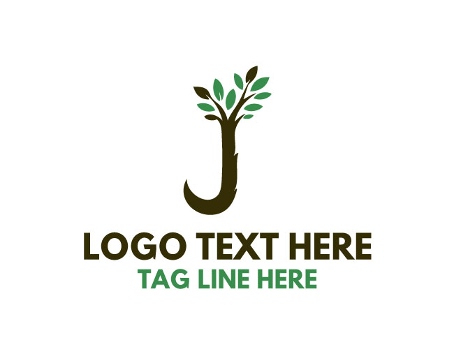 Letter J Tree Logo