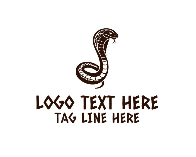 Letter J Snake Logo