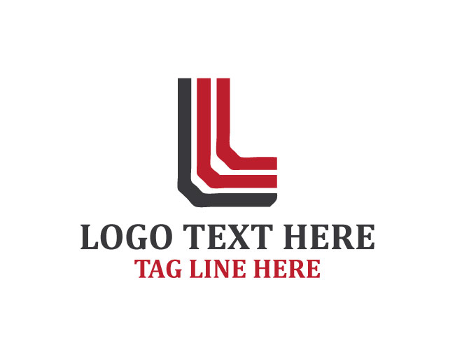 Unique Signature Letter L Logo