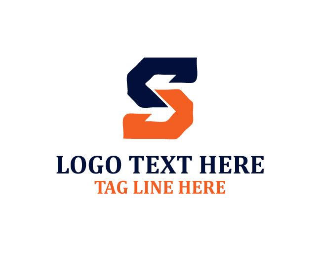 Modern Minimal Letter S Logo