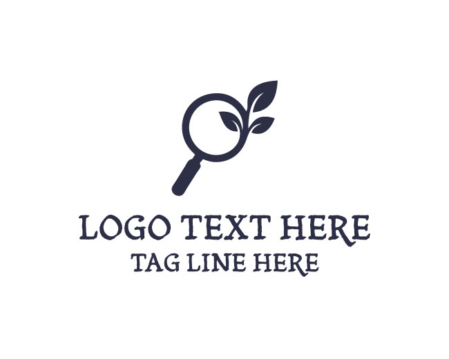 Modern Green Search Logo