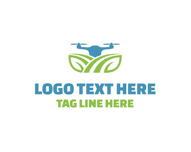  Aerial Farming Drone Logo