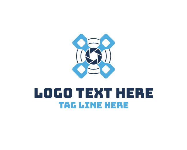 Stylish Drone Logo