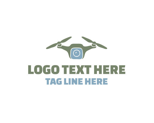 Stylish Tech Drone Logo