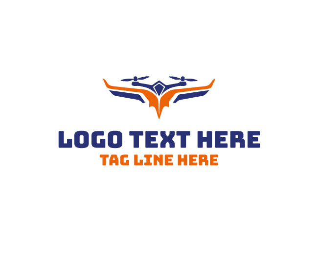  Stylish Aviation Drone Logo