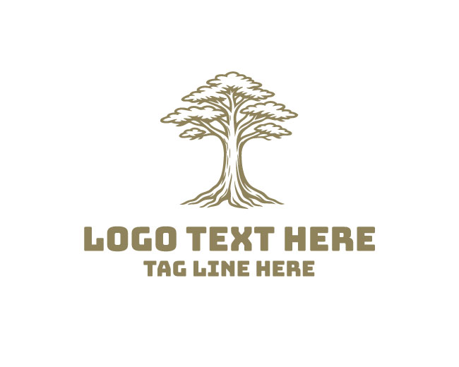 Simple Cypress Tree Logo