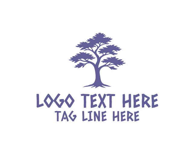 Beautiful Bald Cypress Tree Logo