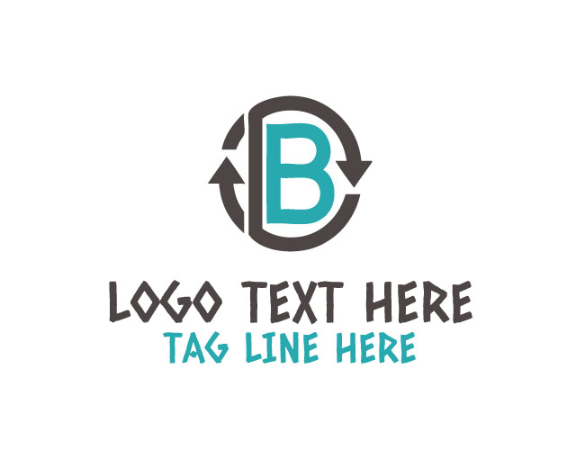 Circle Arrow B Logo
