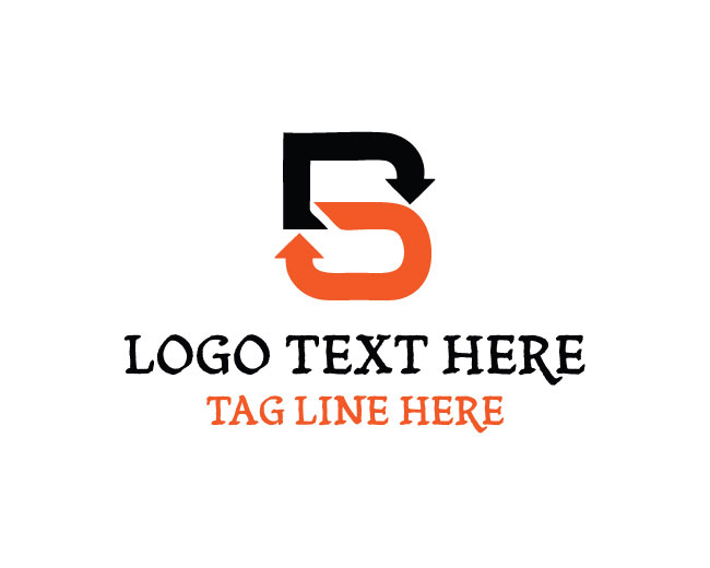  Minimal Arrow B Logo