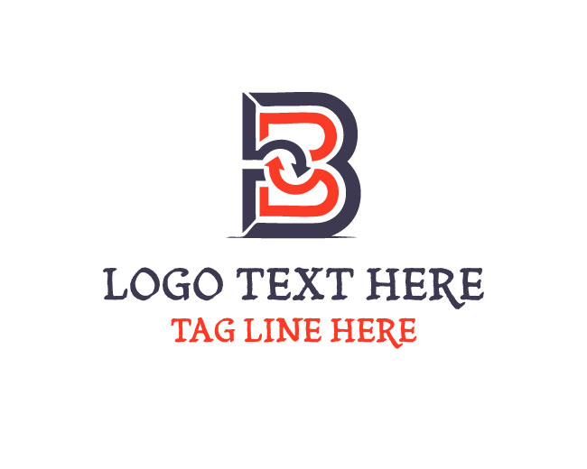 Creative Arrow B Fusion Logo