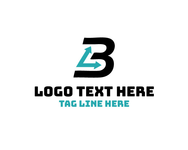 Arrow Letter B Logo