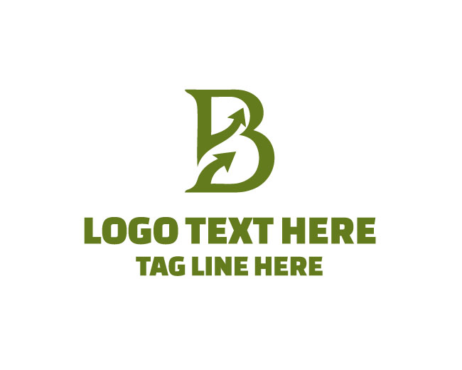  Angular Arrow B Logo
