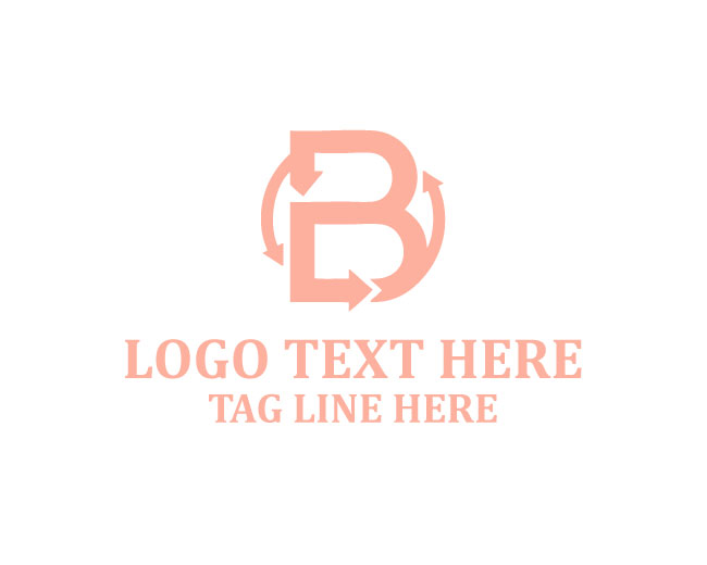 Sleek Arrow B Monogram Logo