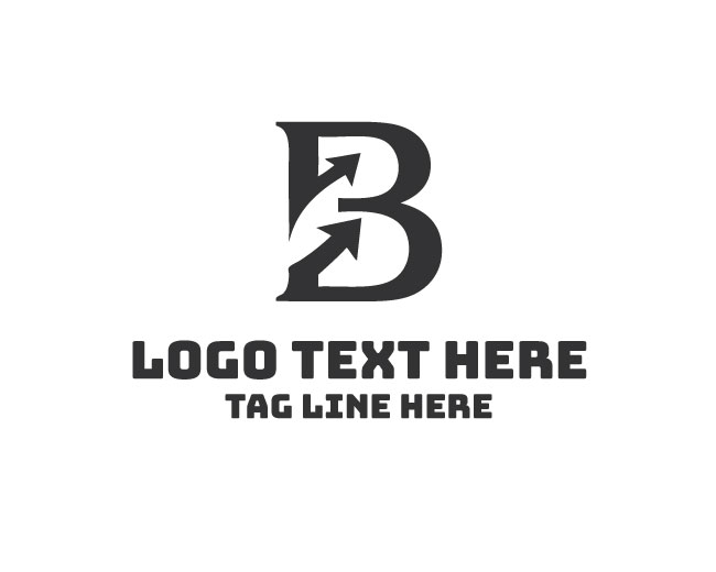 Dynamic Arrow Frame B Logo